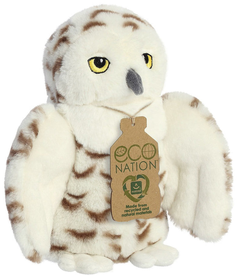 Eco Nation Snowy Owl Plush Toy (20cm)