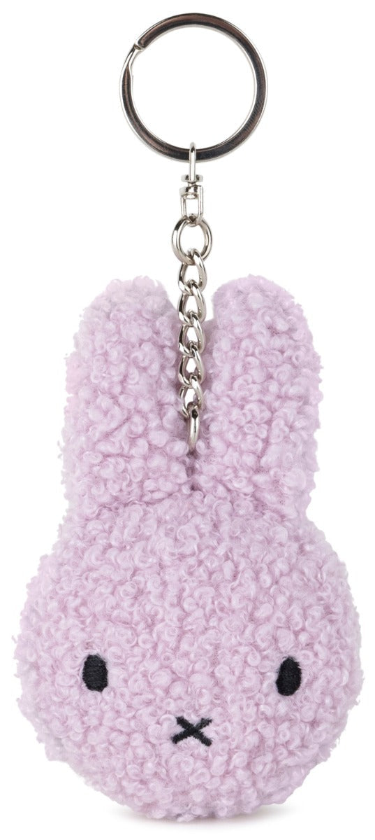 Miffy Plush Flat Keychain in ECO Tiny Teddy - Lavender
