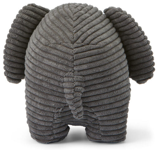 Miffy Plush Elephant ECO Corduroy - Grey (23cm)