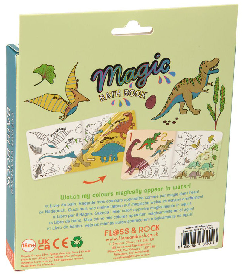 Floss & Rock Magic Bath Book - Dino