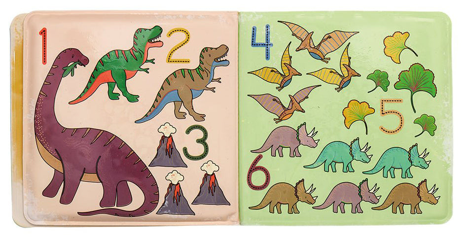 Floss & Rock Magic Bath Book - Dino