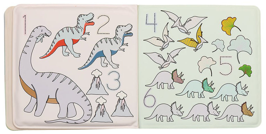 Floss & Rock Magic Bath Book - Dino
