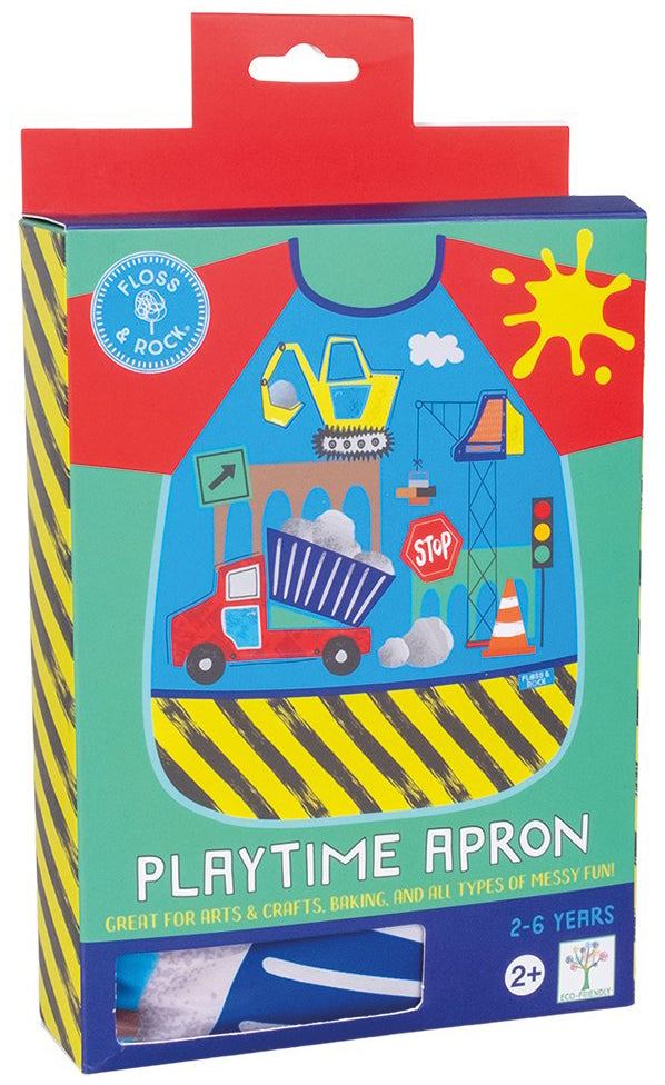 Floss & Rock Playtime Apron - Construction
