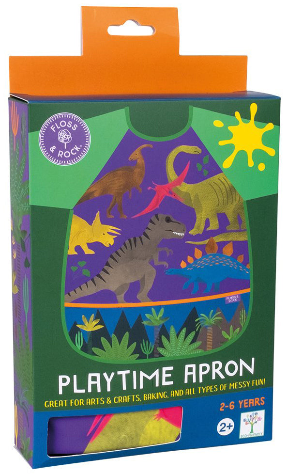 Floss & Rock Playtime Apron - Dinosaur