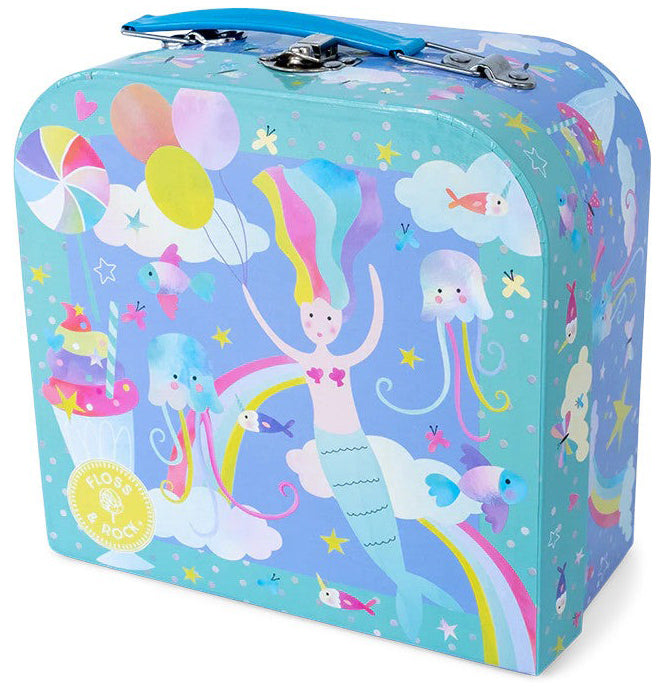 Floss & Rock 7pce Vintage Tin Tea Set - Fantasy