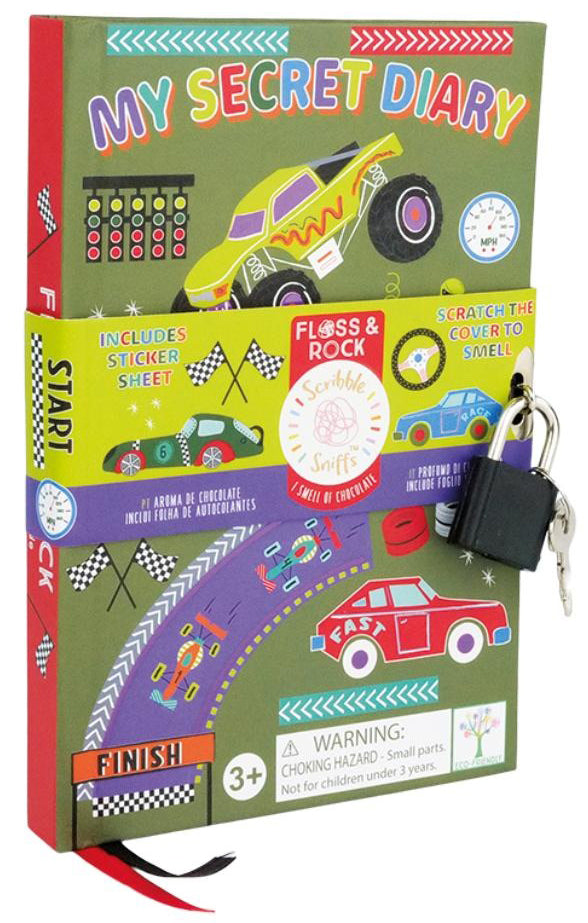 Floss & Rock My Secret Scented Diary - Cars