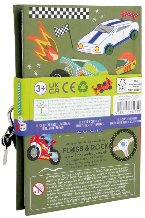 Floss & Rock My Secret Scented Diary - Cars