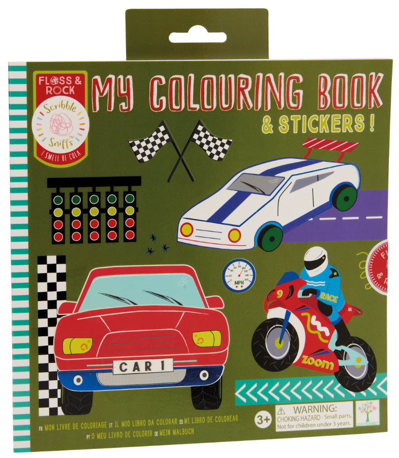 Floss & Rock My Colouring Book & Stickers - Cars