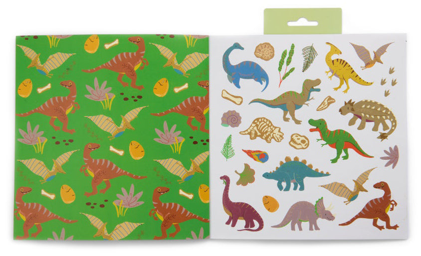 Floss & Rock My Colouring Book & Stickers - Dinosaur