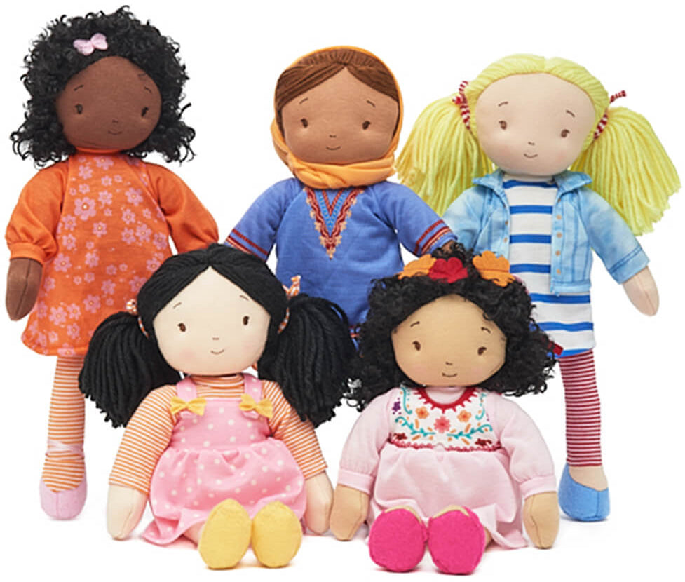 Bunnies by the Bay Global Sister Cassie Doll with Booklet (31cm)