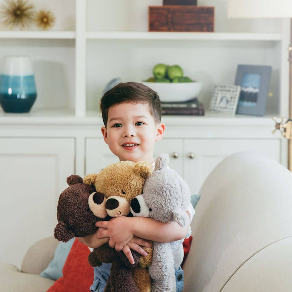 Gund Fuzzy Bear - Grey (33cm)