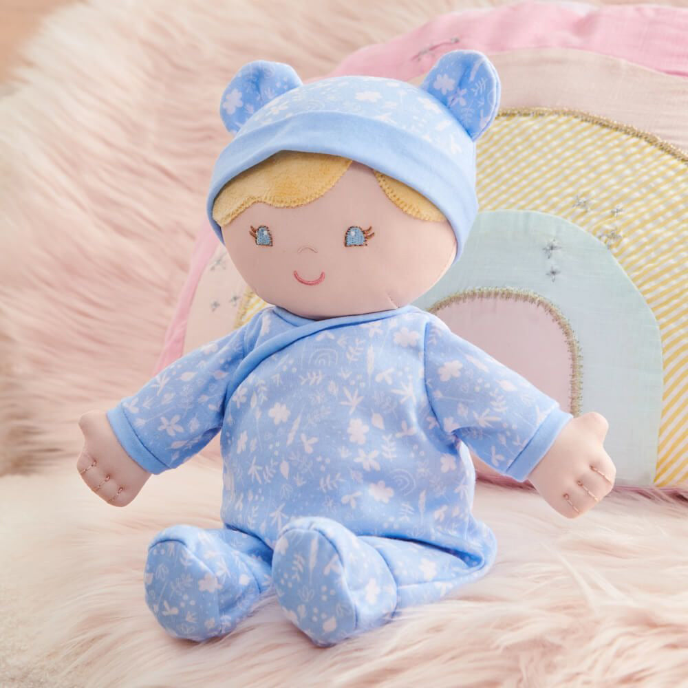 Gund Recycled Baby Doll Aster - Blue (30cm)