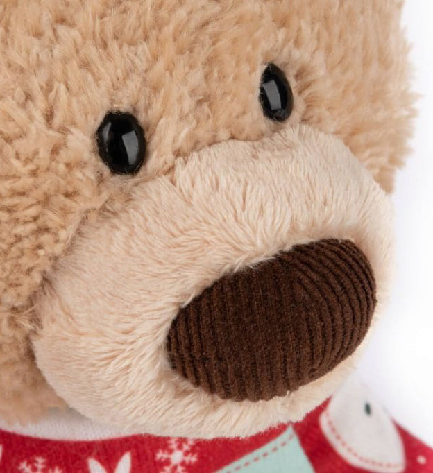 Gund Sleigh Toothpick Bear with Christmas Sweater (38cm)