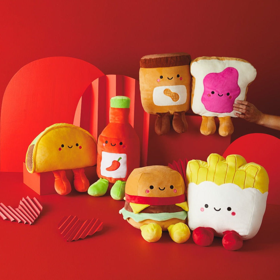 Hallmark Better Together Burger & Fries Magnetic Plush - Extra Large