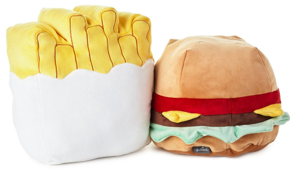Hallmark Better Together Burger & Fries Magnetic Plush - Extra Large