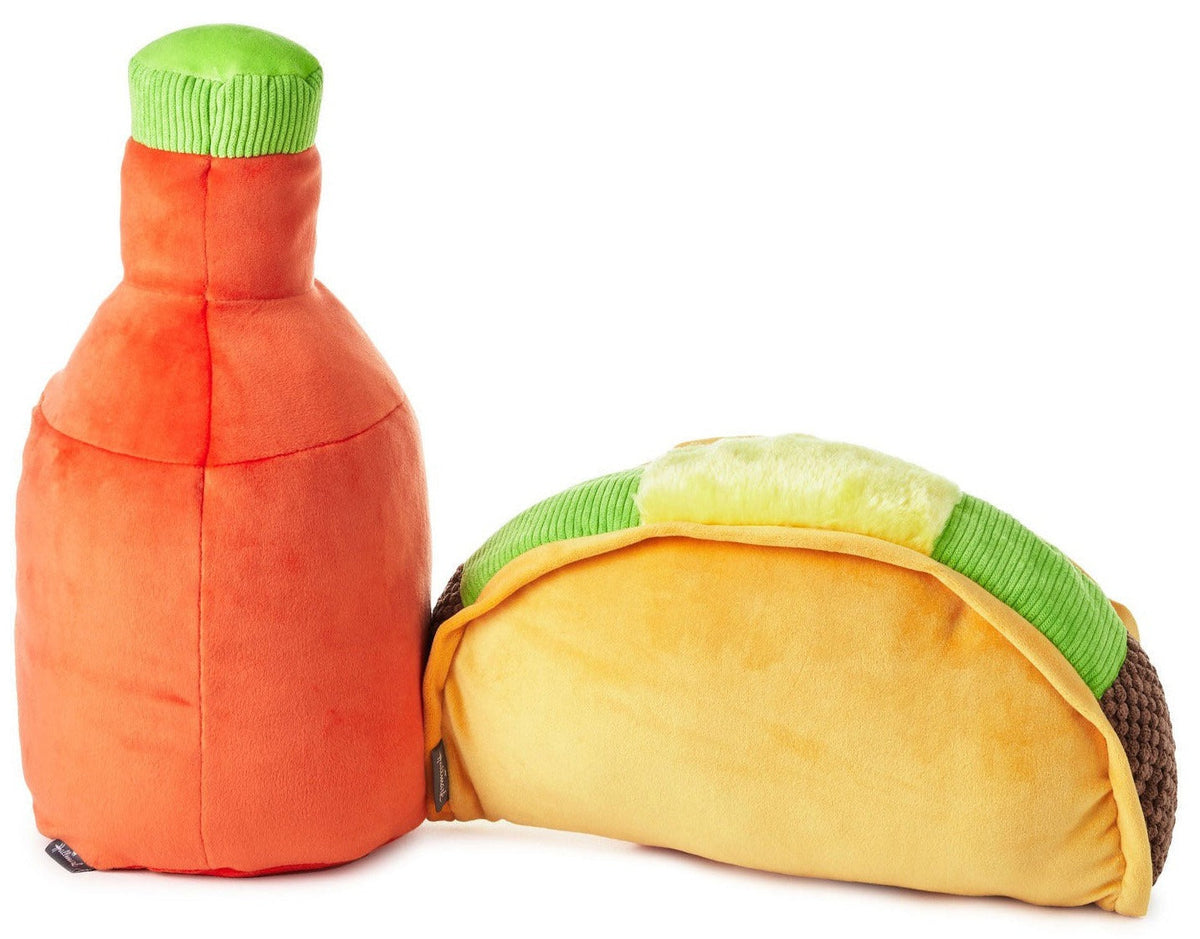 Hallmark Better Together Taco & Hot Sauce Magnetic Plush - Extra Large