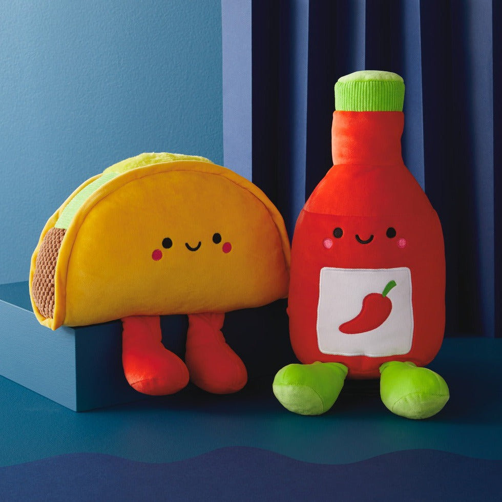 Hallmark Better Together Taco & Hot Sauce Magnetic Plush - Extra Large