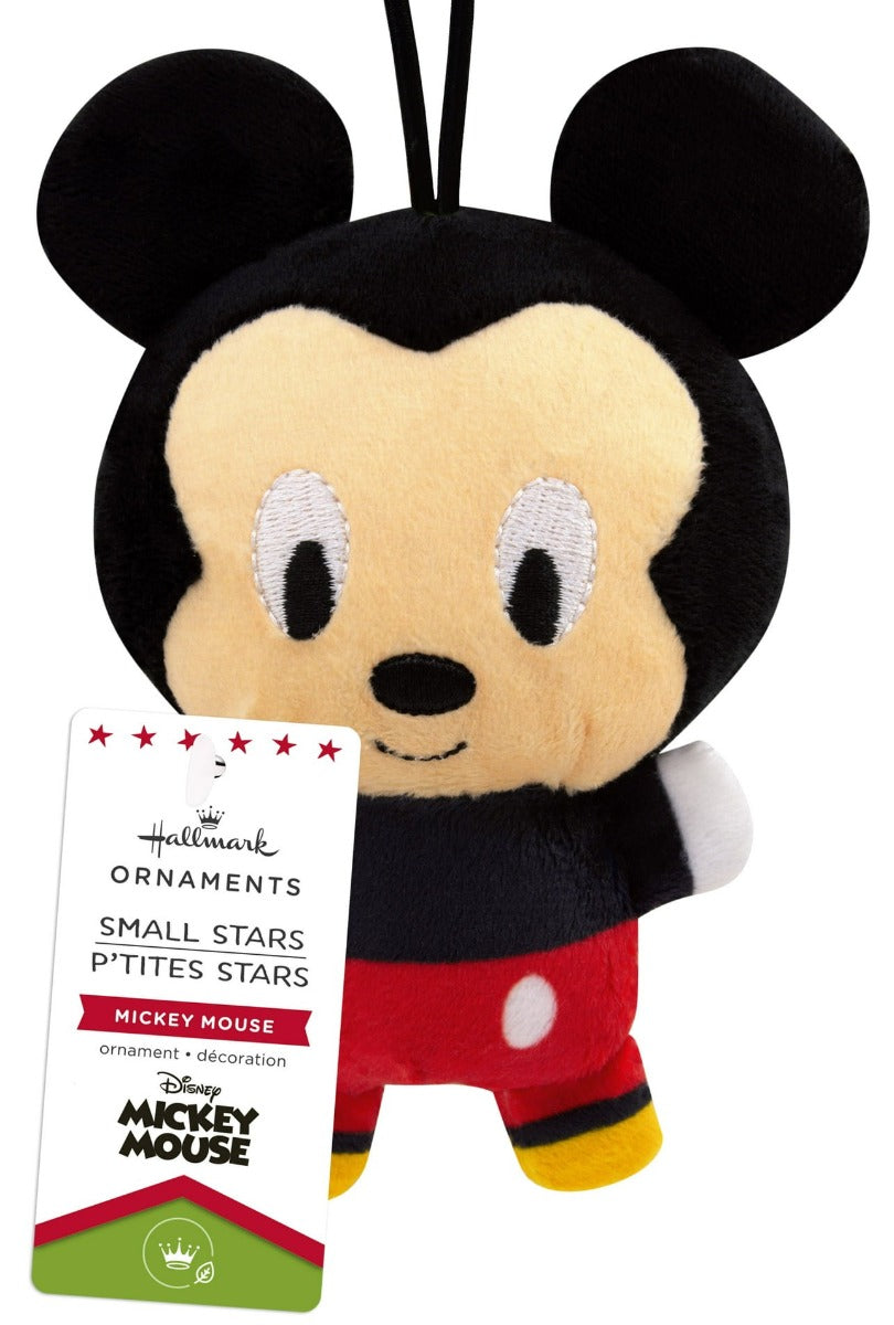 Hallmark Small Stars Disney Mickey Mouse Plush Ornament (14cm)