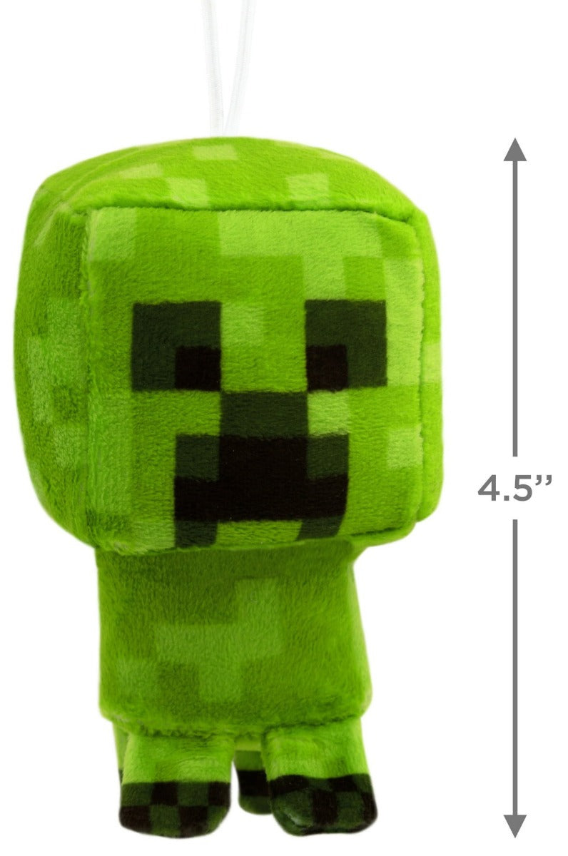 Hallmark Small Stars Minecraft Creeper Plush Ornament (12cm)