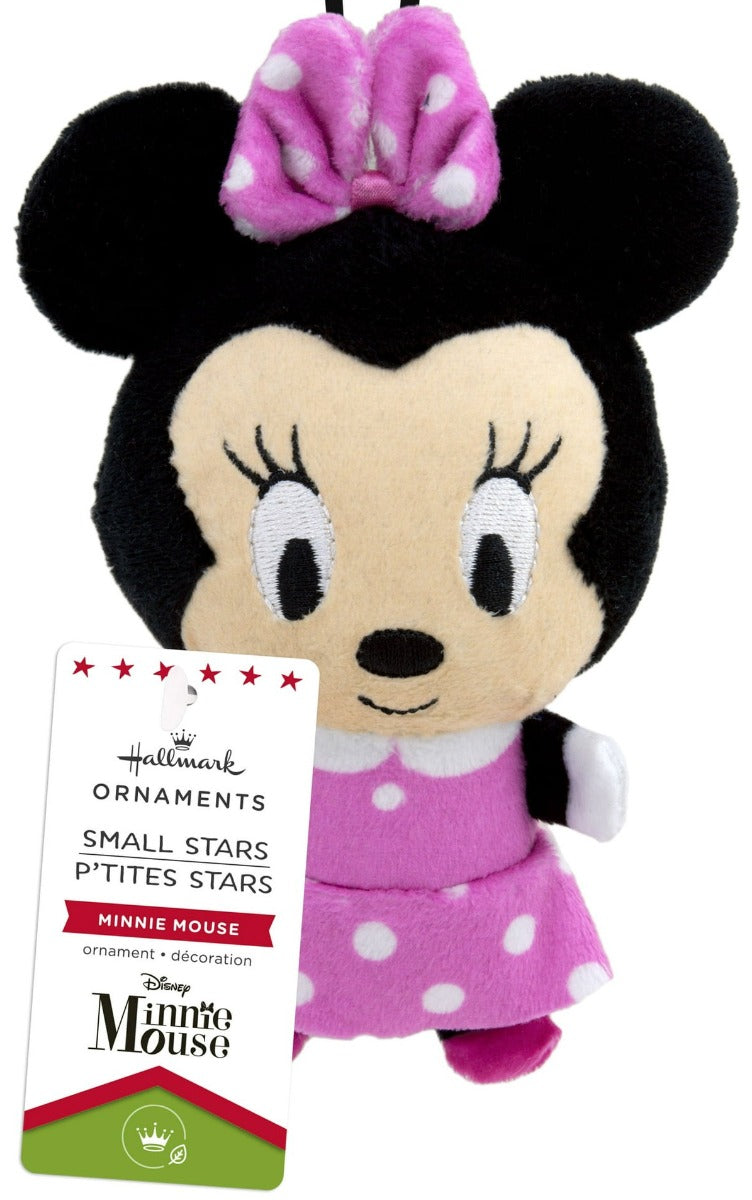 Hallmark Small Stars Disney Minnie Mouse Plush Ornament (14cm)