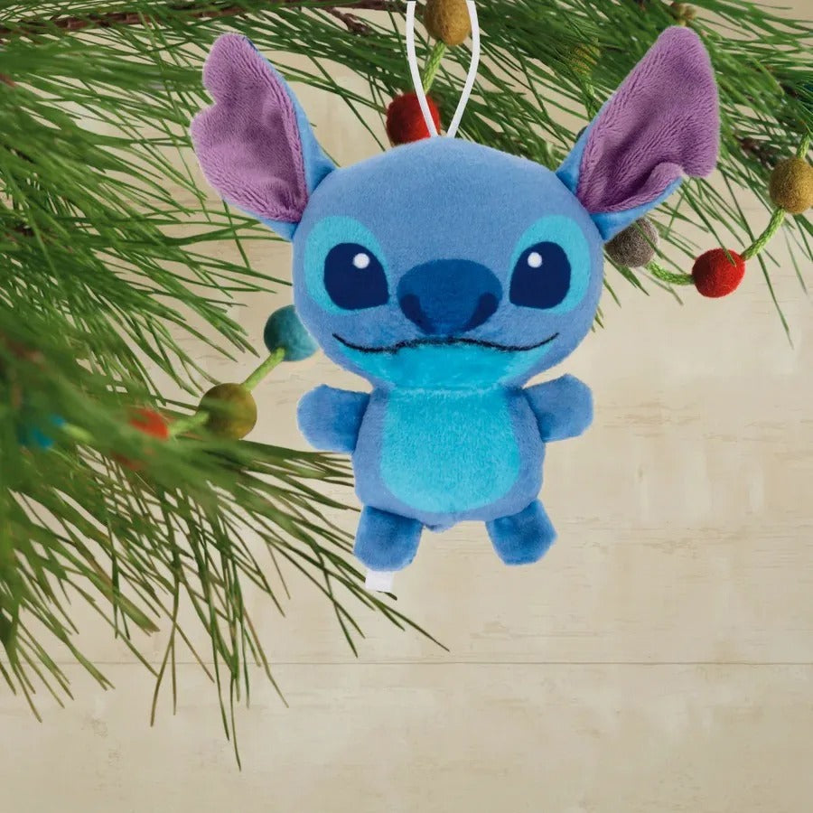 Hallmark Small Stars Disney Stitch Plush Ornament (13cm)