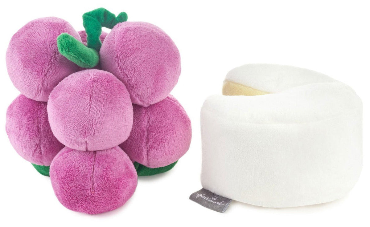 Hallmark Better Together Grapes & Cheese Magnetic Plush