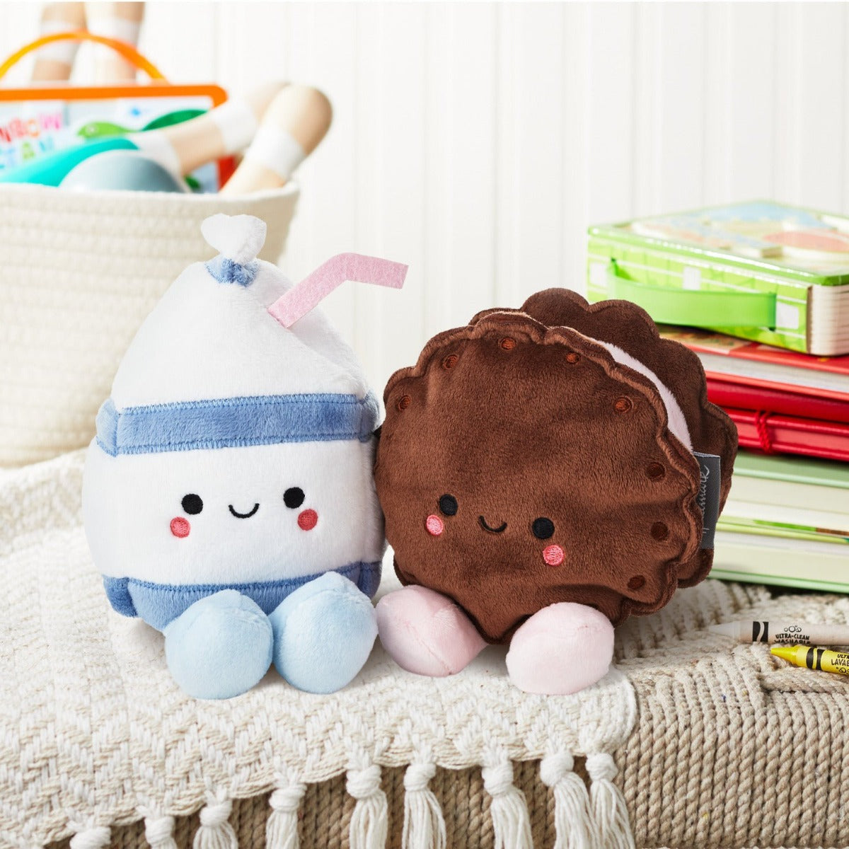 Hallmark Better Together Milk & Cookie Magnetic Plush
