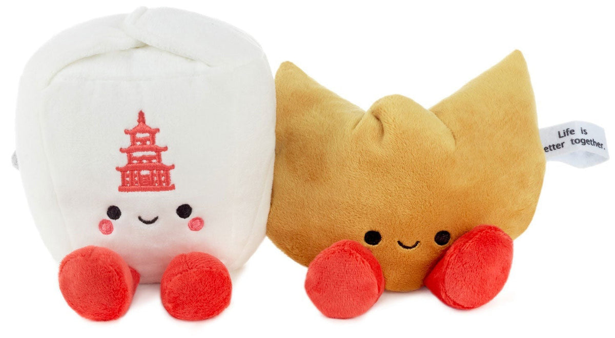 Hallmark Better Together Takeout Box & Fortune Cookie Magnetic Plush