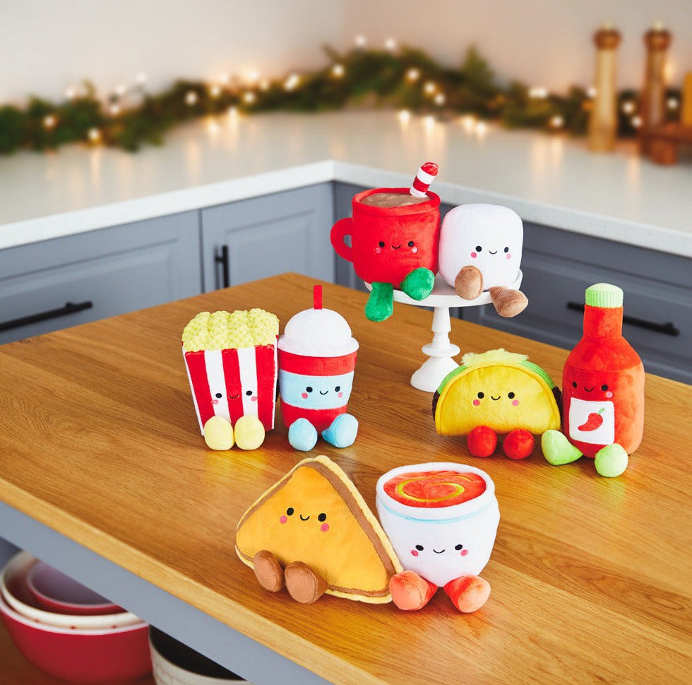 Hallmark Better Together Taco & Hot Sauce Magnetic Plush
