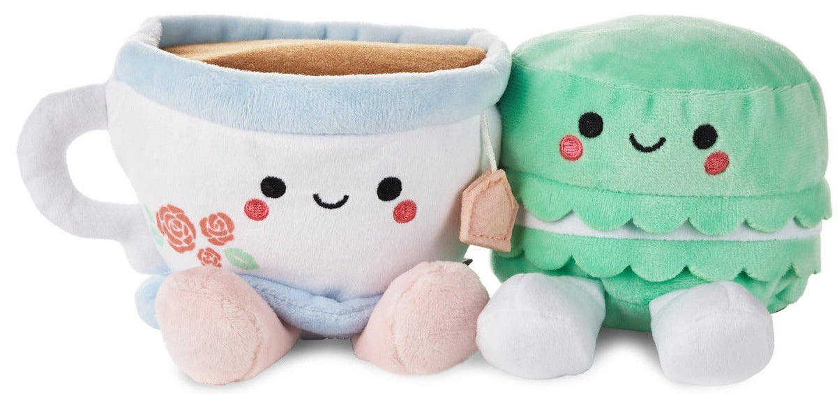 Hallmark Better Together Tea & Macaron Magnetic Plush
