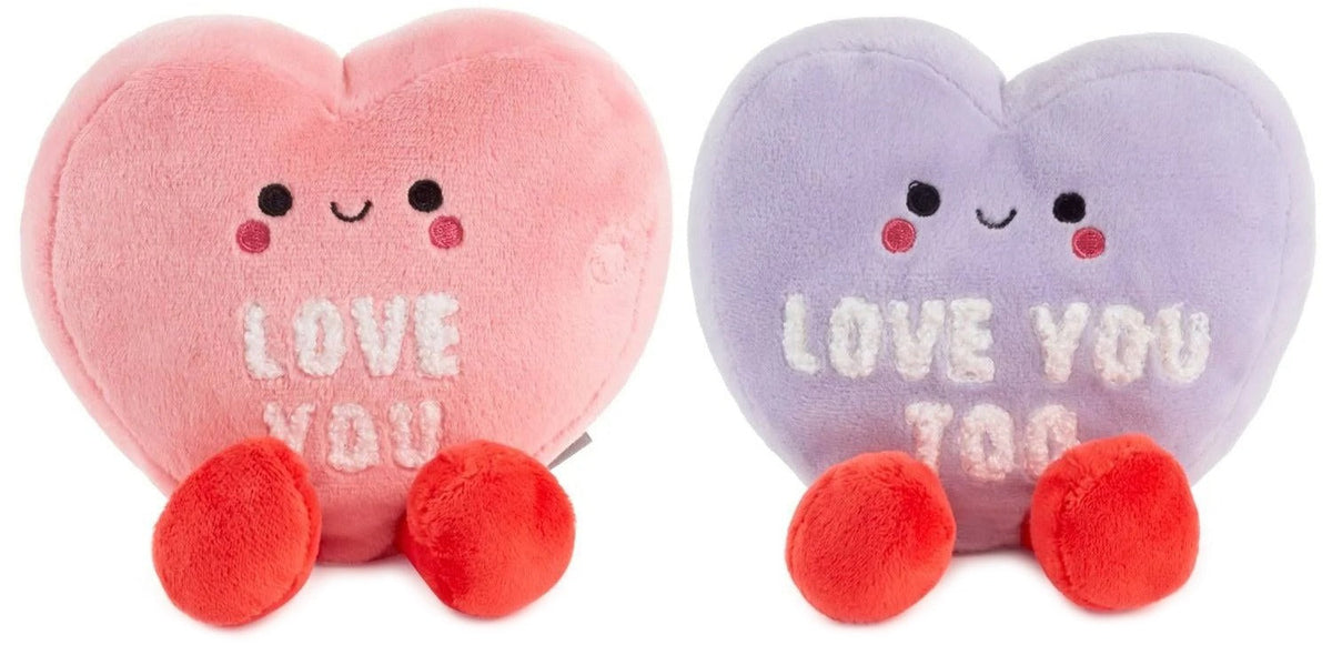 Hallmark Better Together Conversation Hearts Magnetic Plush