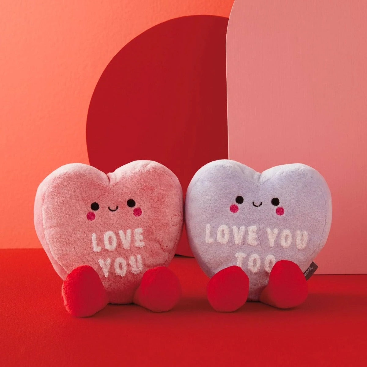 Hallmark Better Together Conversation Hearts Magnetic Plush