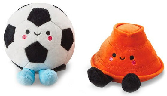 Hallmark Better Together Soccer Ball & Cone Magnetic Plush