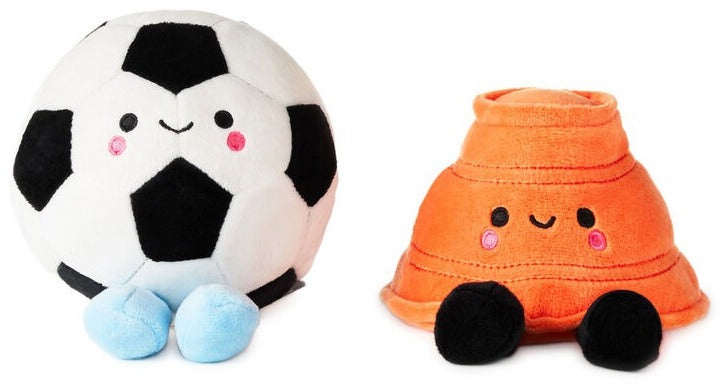 Hallmark Better Together Soccer Ball & Cone Magnetic Plush