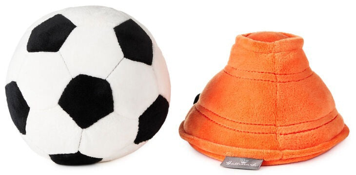 Hallmark Better Together Soccer Ball & Cone Magnetic Plush