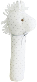 Alimrose Horse Hand Squeaker - Spotty Grey
