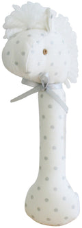 Alimrose Horse Stick Rattle - Spotty Grey