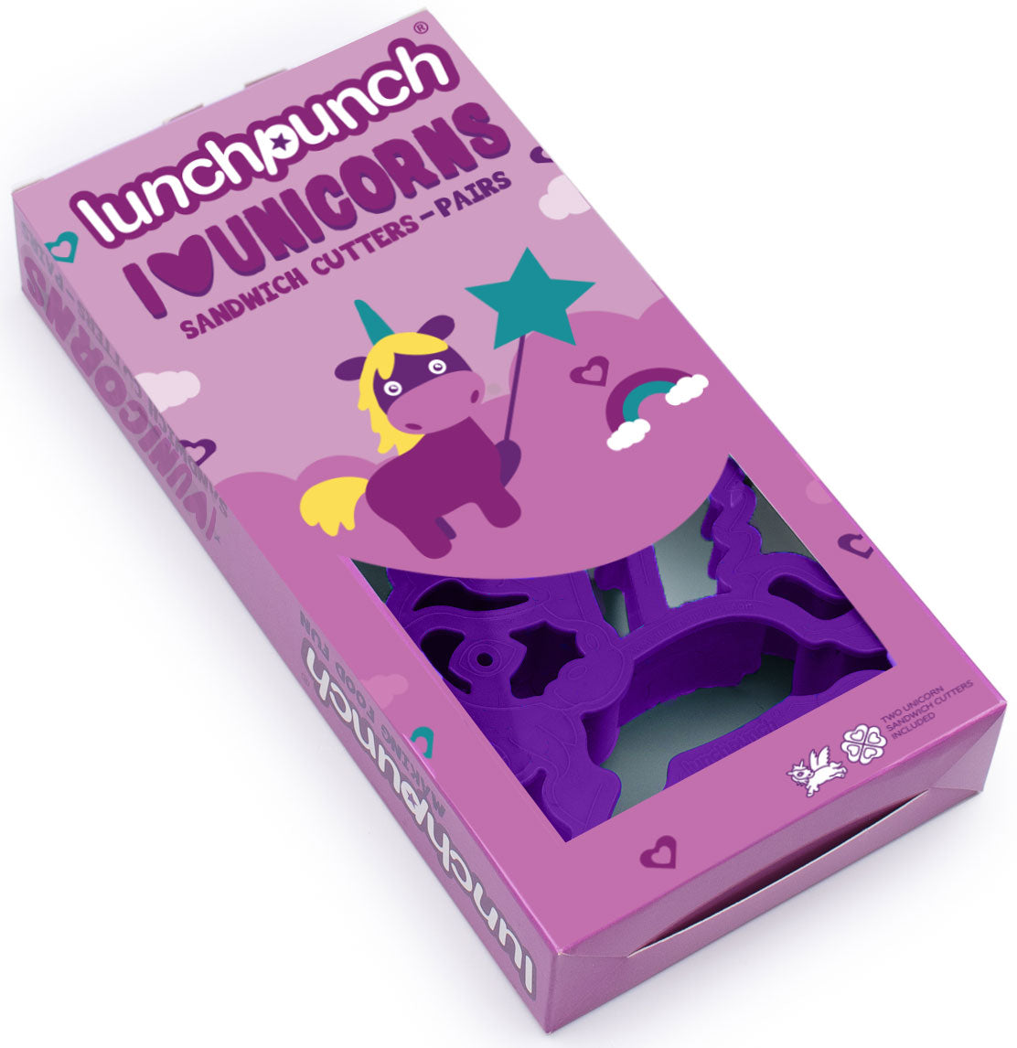 Lunch Punch I Love Unicorns Sandwich Cutters