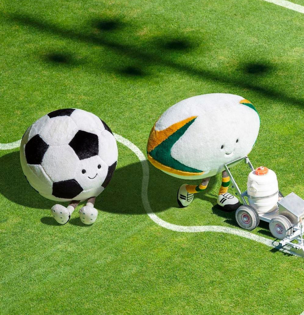 Jellycat Amuseable Sports Australian Rugby Ball (29cm)