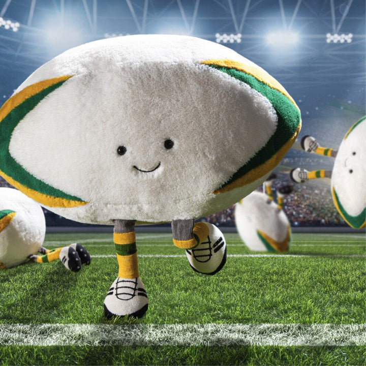 Jellycat Amuseable Sports Australian Rugby Ball (29cm)