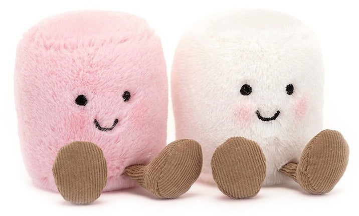 Jellycat Amuseables Pink & White Marshmallows (15cm)