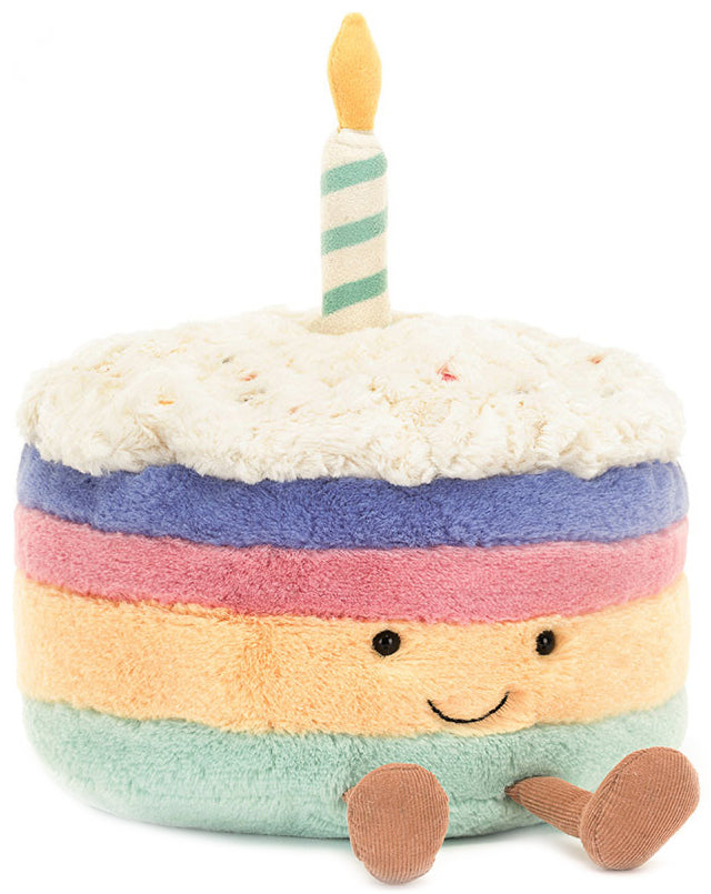 Jellycat Amuseables Rainbow Birthday Cake (22cm)
