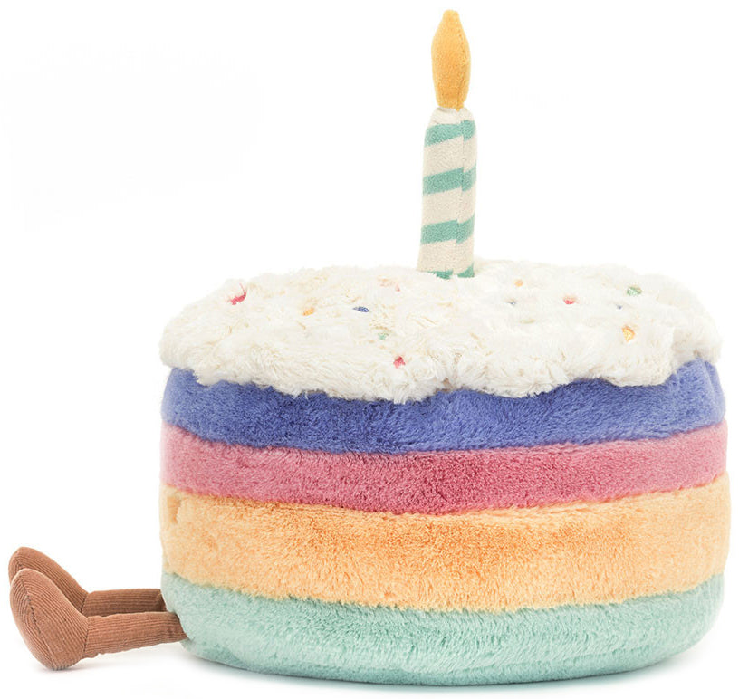 Jellycat Amuseables Rainbow Birthday Cake (22cm)