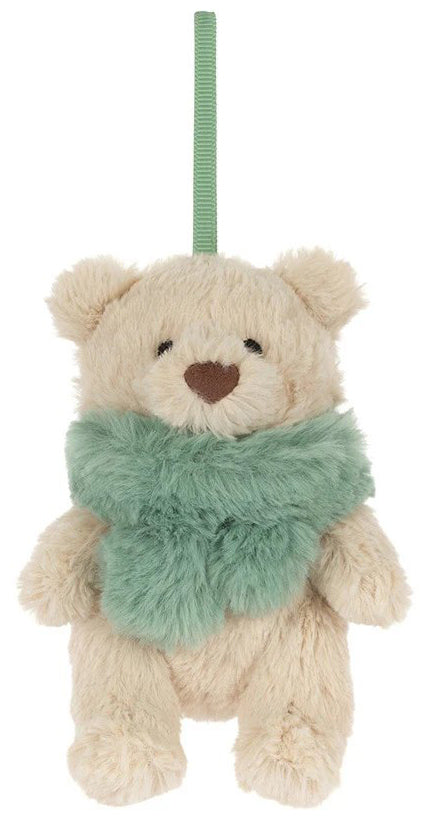 Jellycat Bartholomew Bear Jr Winter Warmer Decoration (12cm)