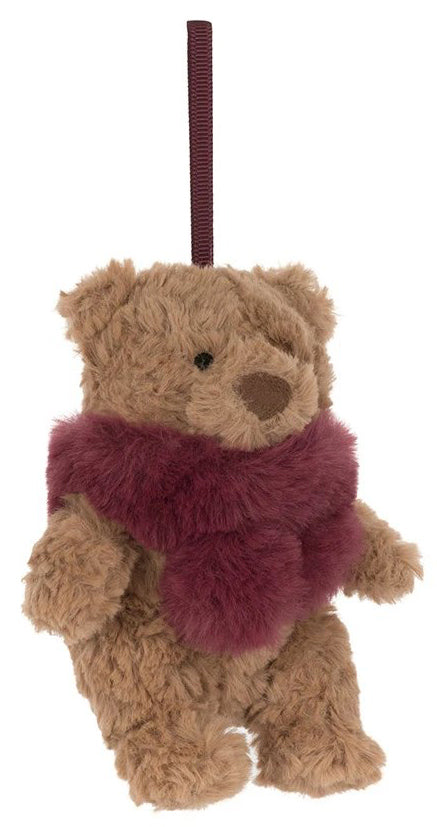 Jellycat Bartholomew Bear Winter Warmer Decoration (12cm)