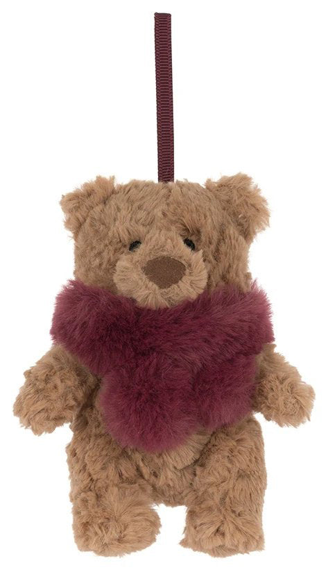 Jellycat Bartholomew Bear Winter Warmer Decoration (12cm)