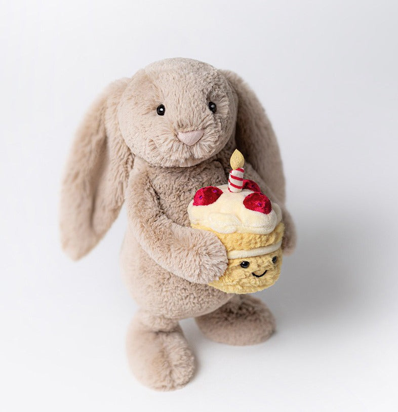 Jellycat Bashful Beige Bunny Birthday - Original (31cm)