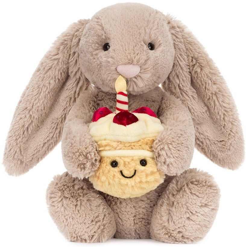 Jellycat Bashful Beige Bunny Birthday - Original (31cm)