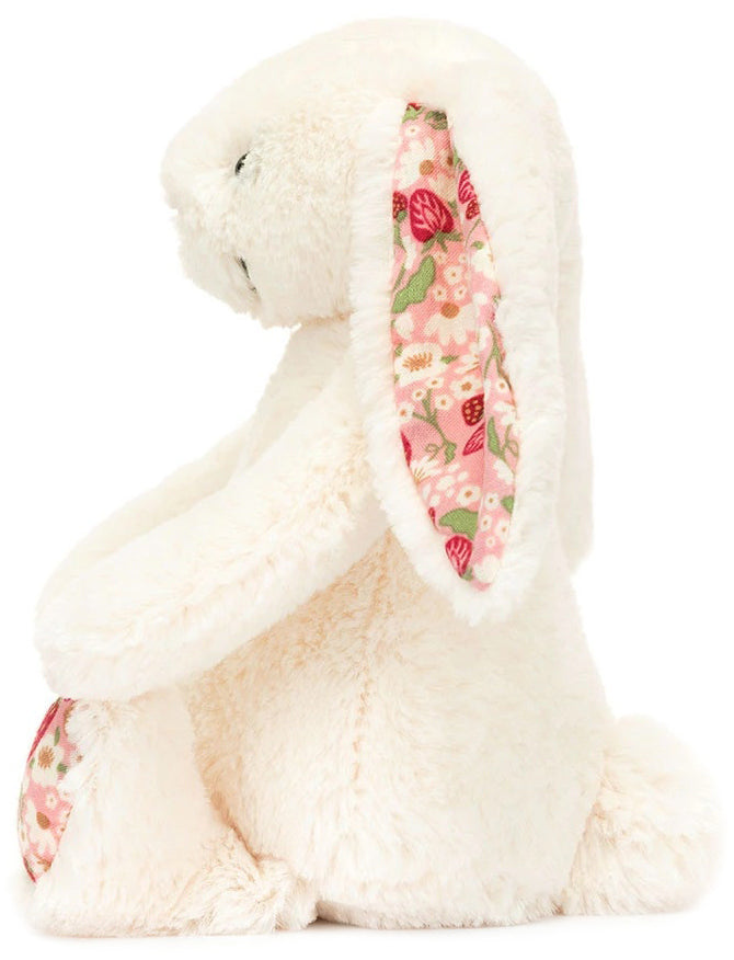 Jellycat Bashful Blossom Cream Bunny Berry - Little (20cm)