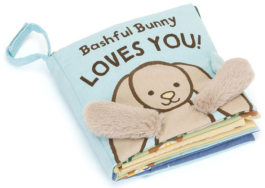 Jellycat Bashful Bunny Loves You Fabric Book